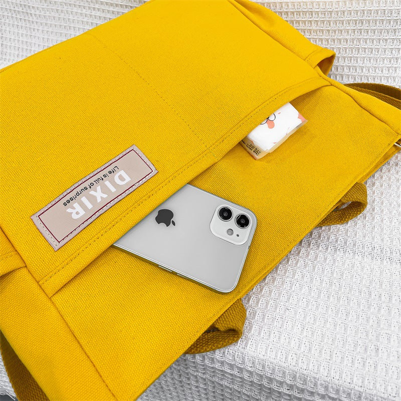 Women's Large-capacity Canvas Shoulder Handbag