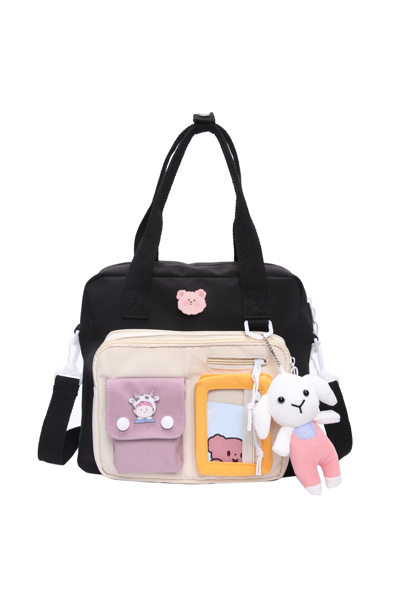 New Women's Large Capacity Cute Literary Handbag