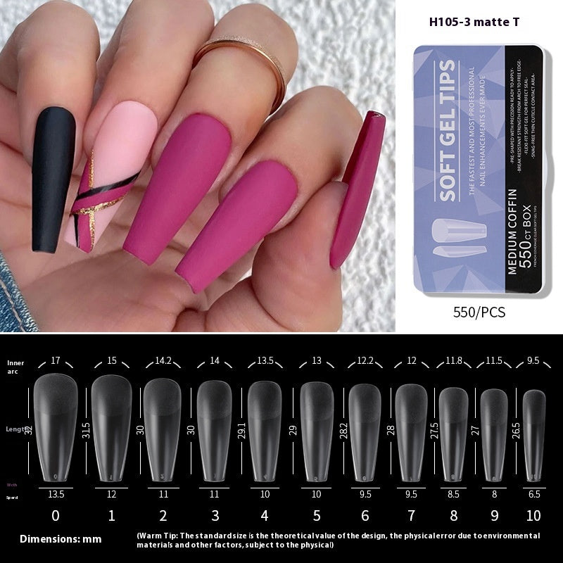 Porcelain White Box Nail Polish Ultra-thin And Scratch Free Matte