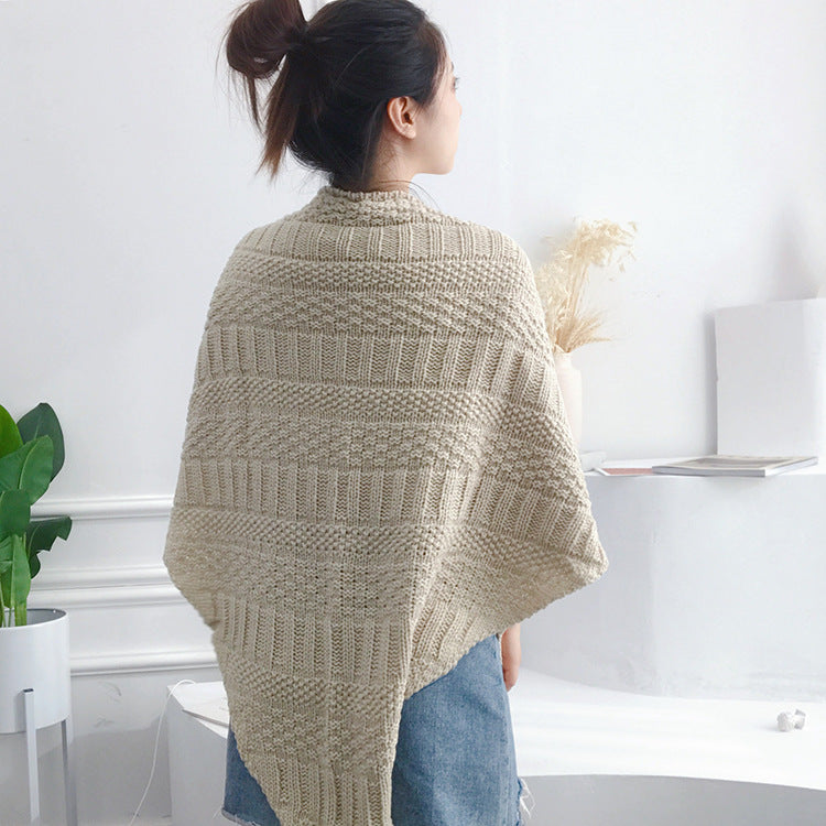 Good With Air-conditioning Triangle To Keep WarmWith Scarf Outside