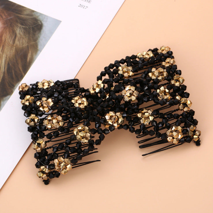 20-tooth Beaded Electroplated Hair Iron Comb