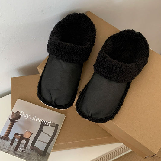 Fleece-lined Insulated Shoe Covers That Are Detachable