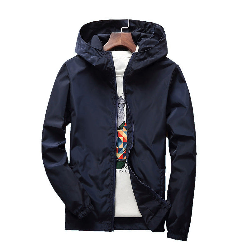 Hooded Regular Men's And Women's Zipper And Pocket Casual Jacket