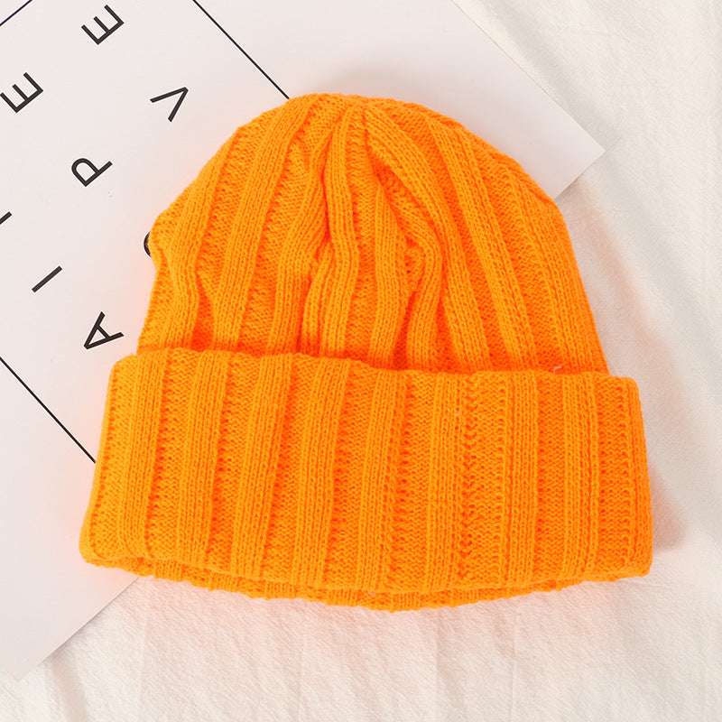 Fluorescent Solid Color European And American Autumn And Winter Wool Knitting