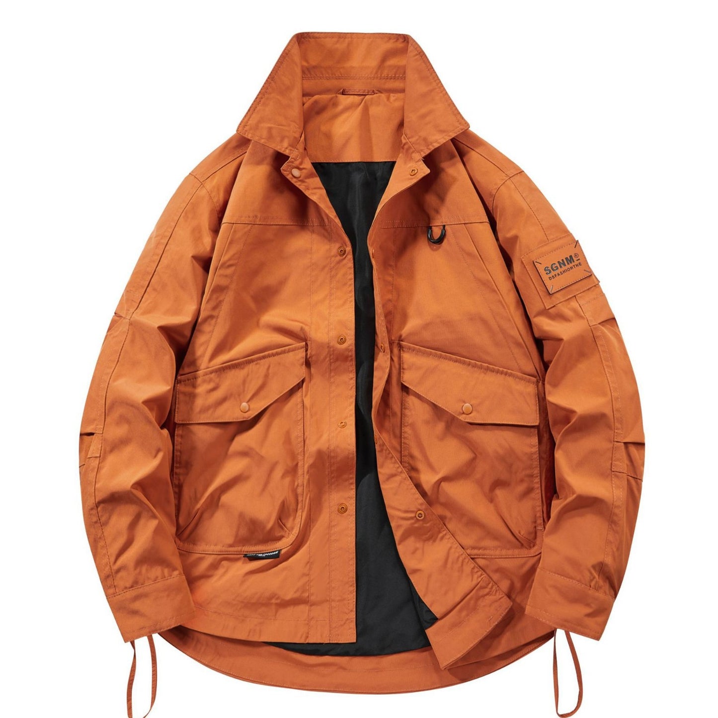 Outdoor Casual Tooling Turn-down Collar Coat
