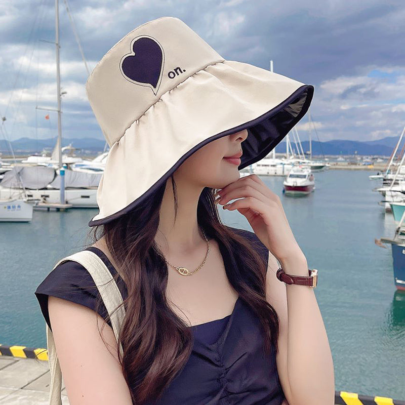 Sunshade Fisherman Women's Face Covering Sun Hat