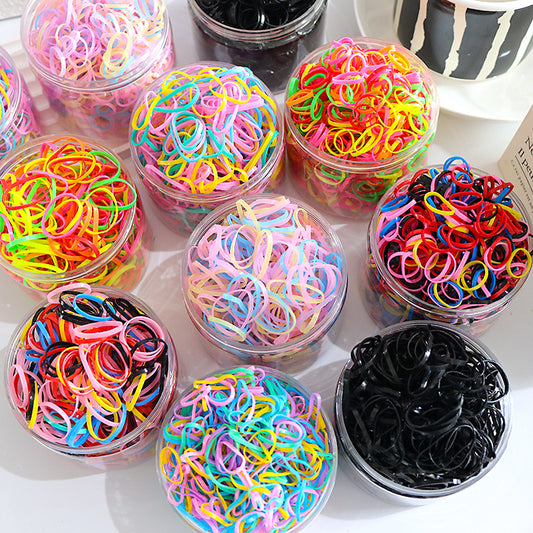 Baby Hair Ties Hair Rubber Bands For Toddler Infants Kids Girls Thin Small Hair Elastics TPU 300 600 Piece Pack