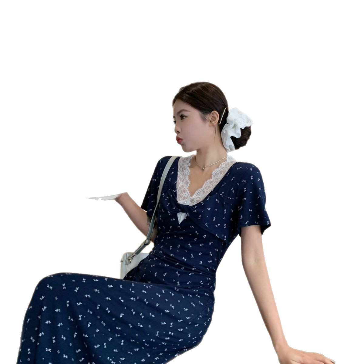 Vneck Summer Floral Dress For Women