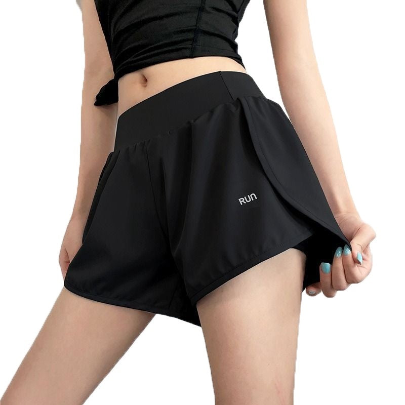 Yogatøj Lomme Sportsshorts Dame Hurtigtørrende Fitness