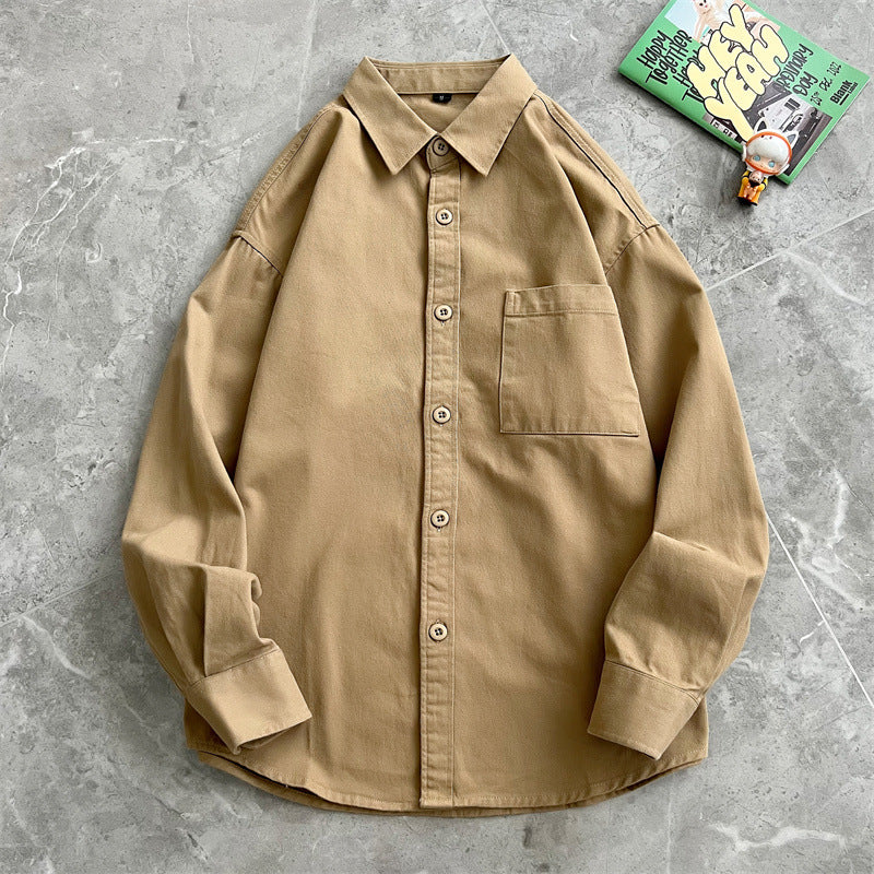 Casual Layered Base-Layer Cotton Shirt
