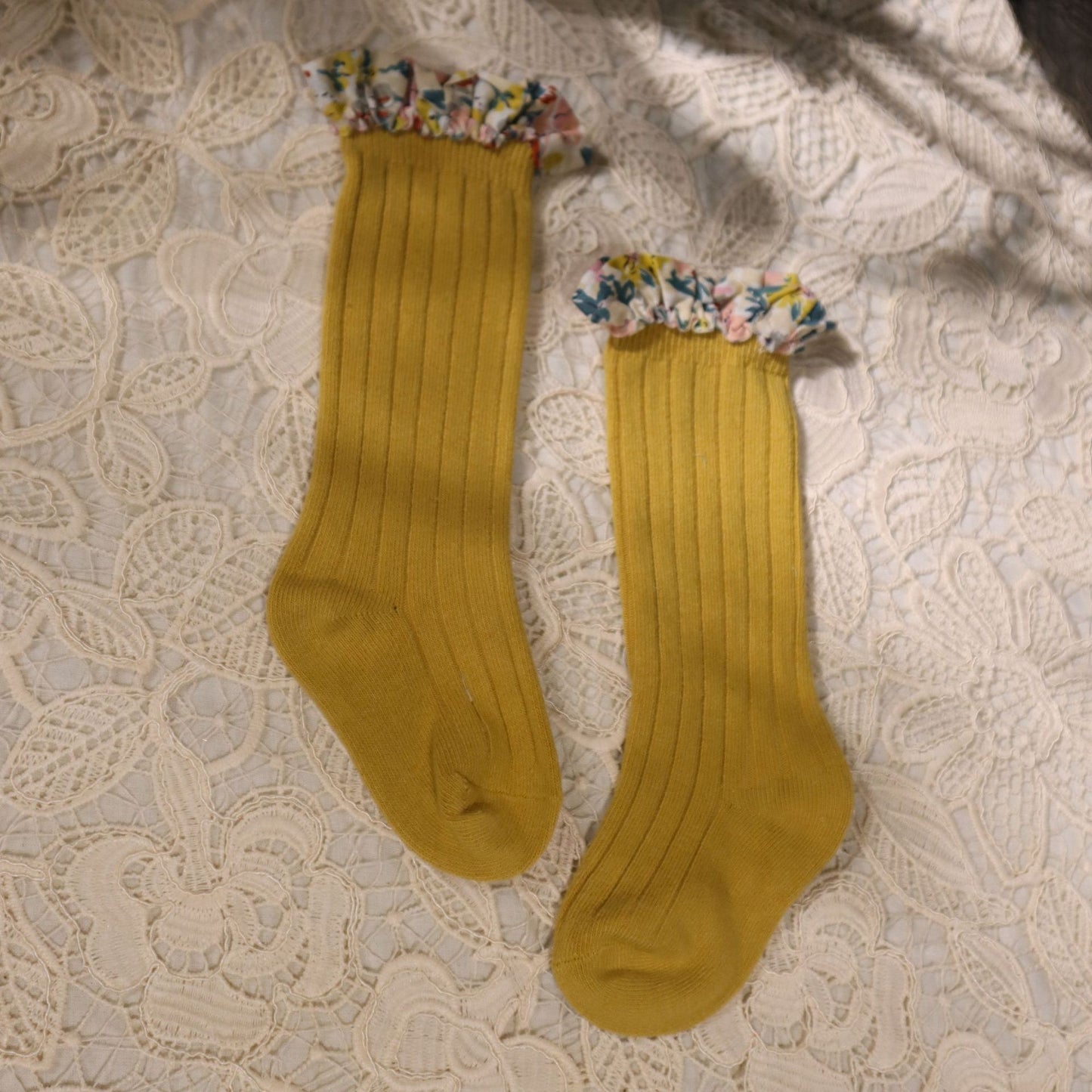 Children's Pit Stockings Lace Baby Plain Color Socks