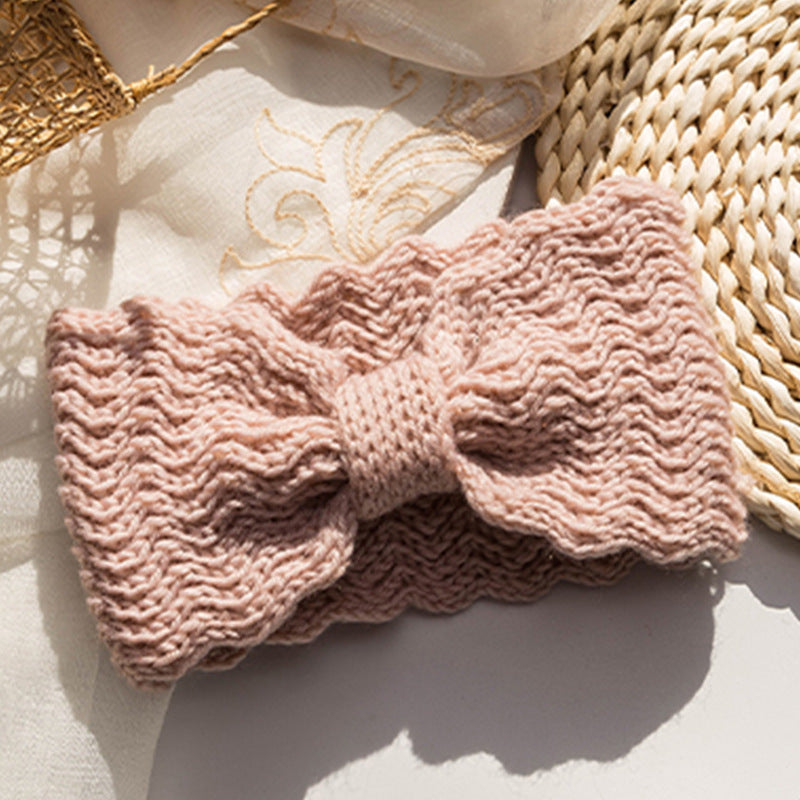 Outgoing Wool Hairband Retro Wide Brim