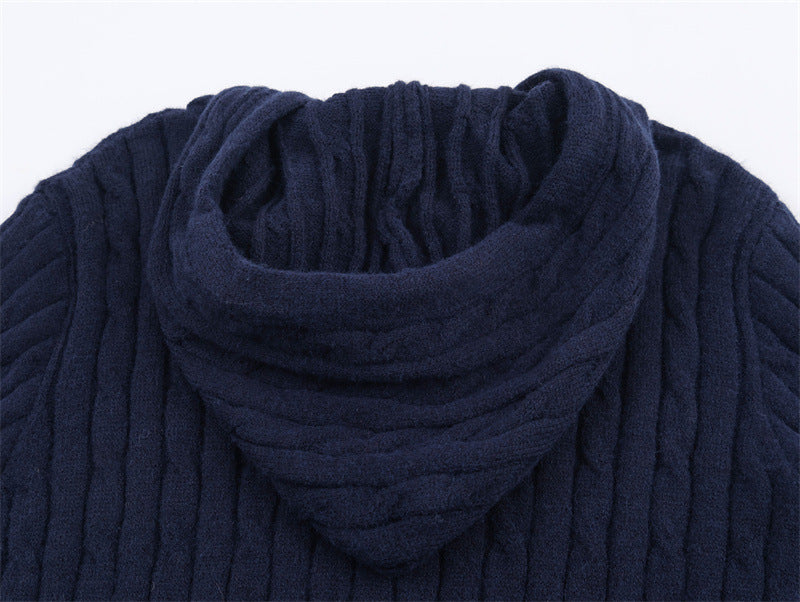 Women's Loose Casual Twist Hoodie Top