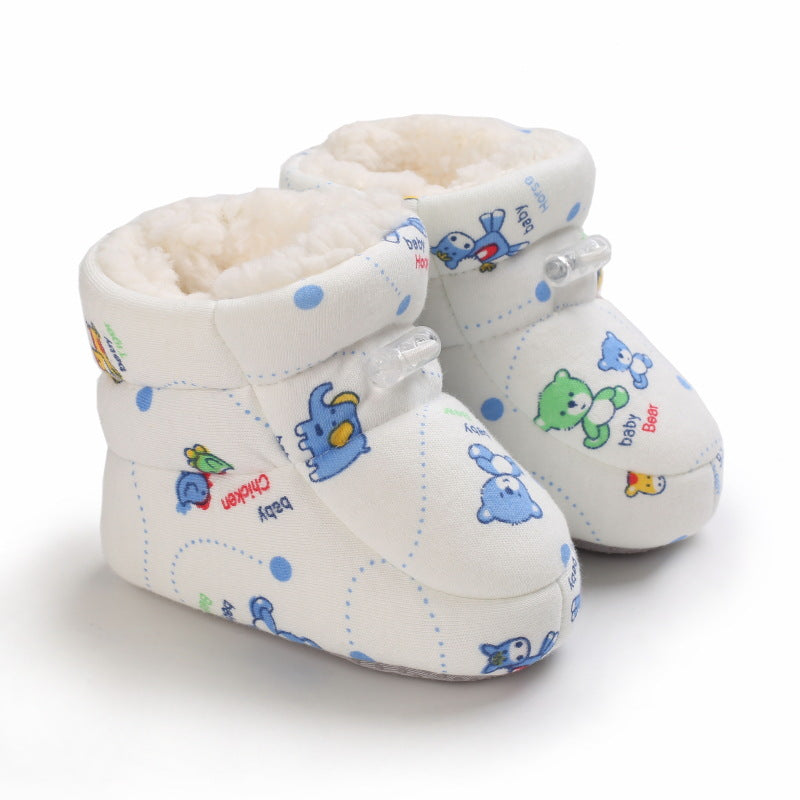Winter Cartoon Casual Anti-drop Baby Shoes