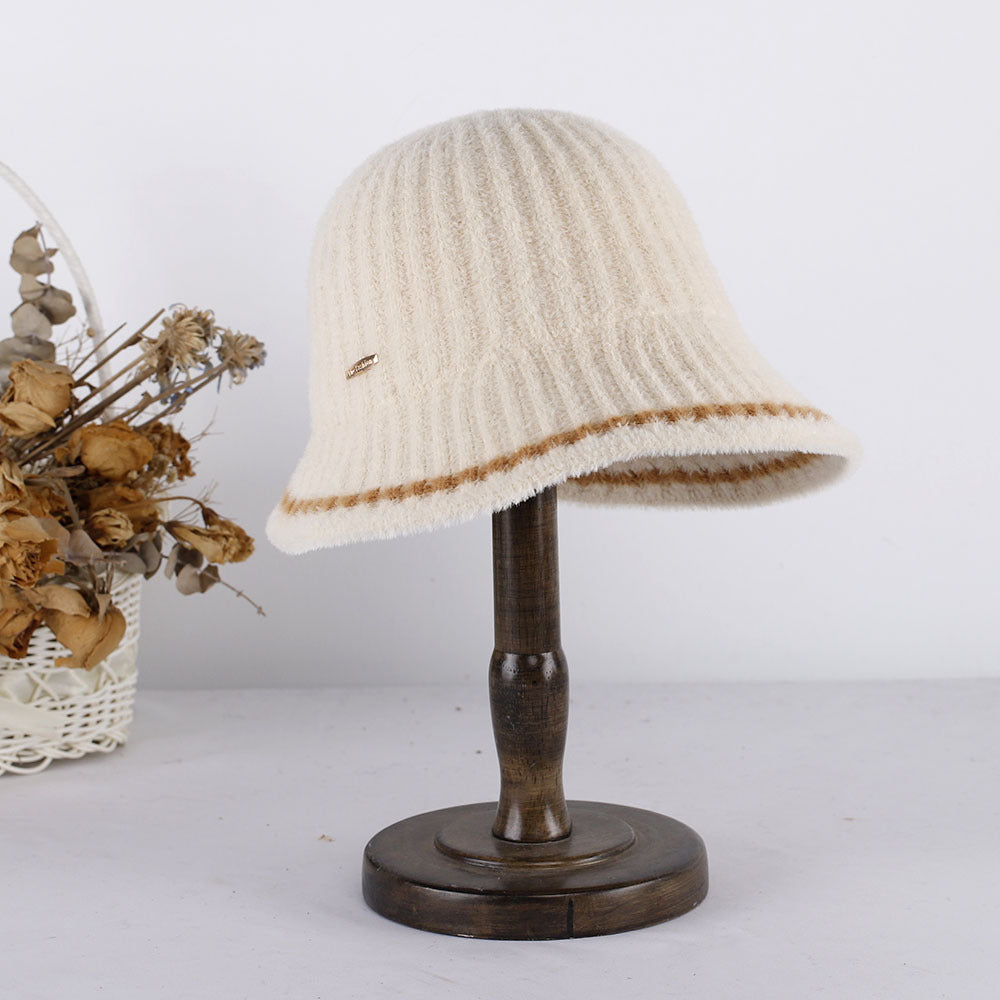 Warm Thickened Assorted Colors Woolen Knitted Hat