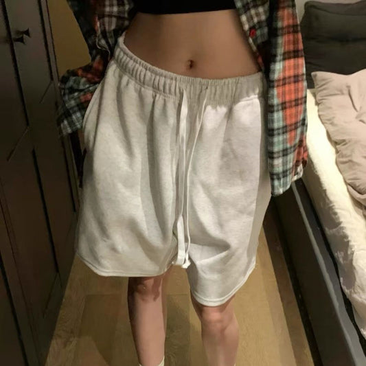Retro American-Style Streetwear Casual Shorts For Sports