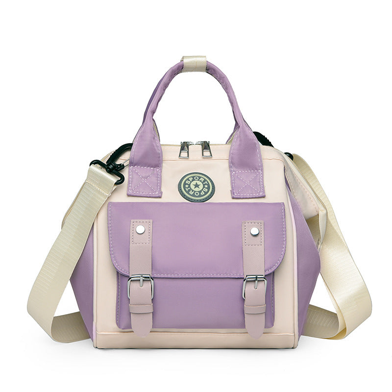 Women's Fashion Oxford Cloth Belt Multifunctional Cross-body Shoulders Backpack