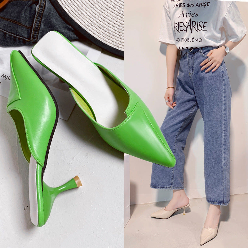 Fashion Simple Pointed Stiletto High Heels