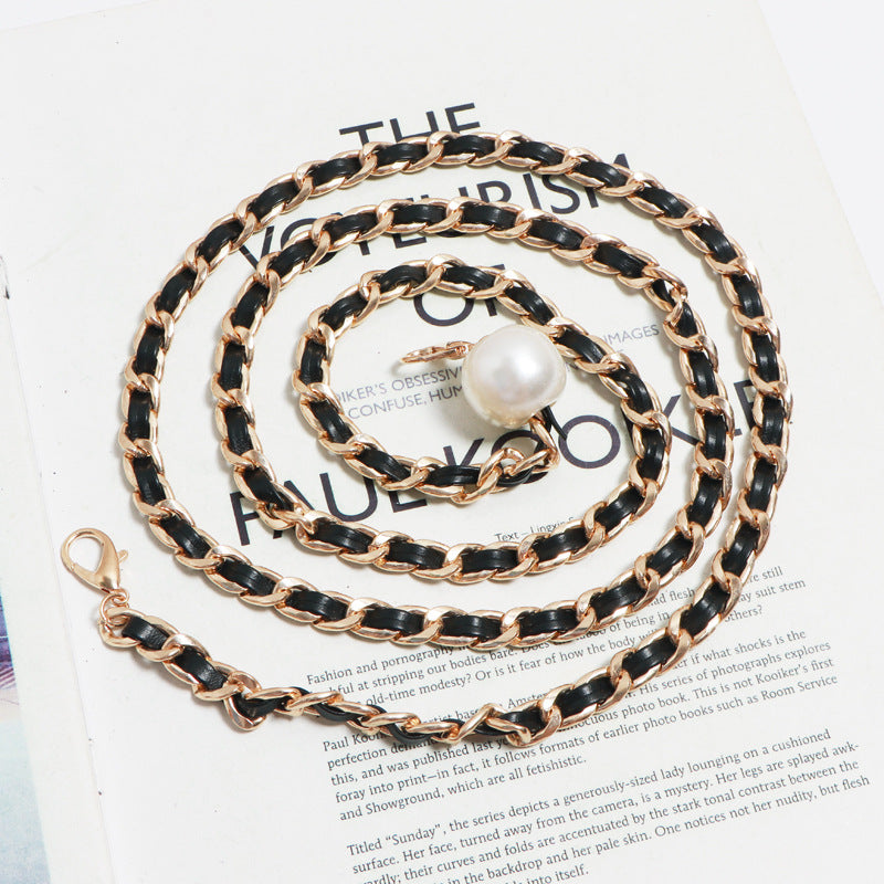 Thin Belt Fashion Chain Braided Waist