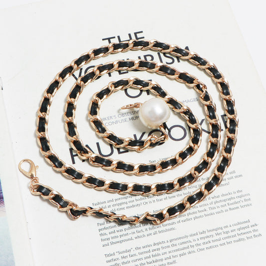 Thin Belt Fashion Chain Braided Waist