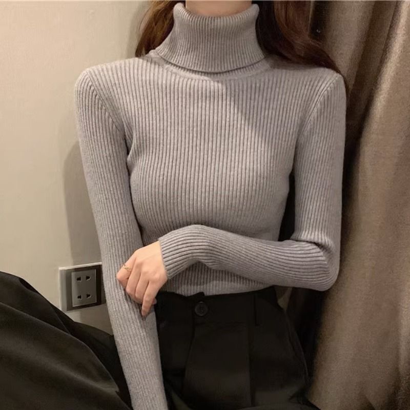 Turtleneck Knitted Sweater For Women AutumnWinter New Arrival