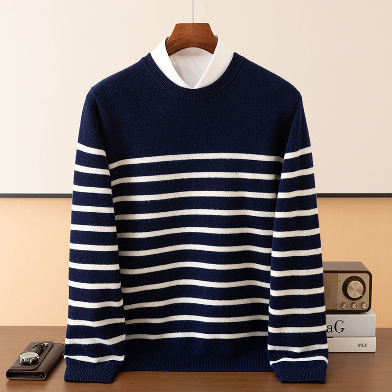 Herre Rundhalset Langærmet Sweater