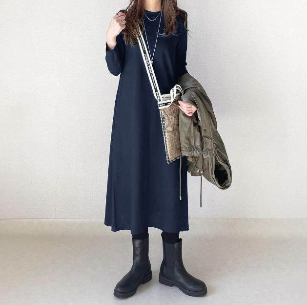 Women's Slim Fit Long Sleeve Dress