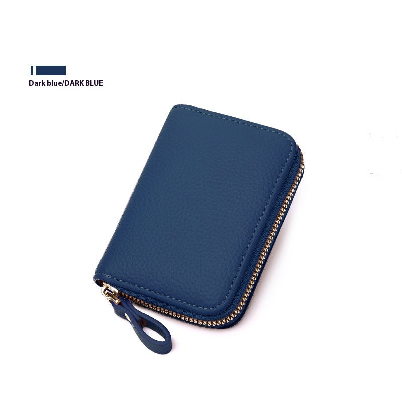 Anti-theft Swiping Expanding Card Holder Men's Ladies Card Holder Card Holder Multifunctional Zipper Small Wallet