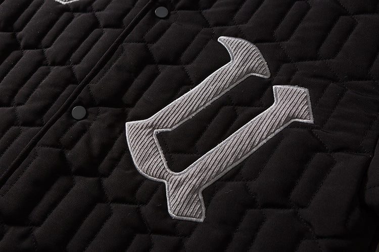 Men's Plastered Rhombus Jacket Padded Coat