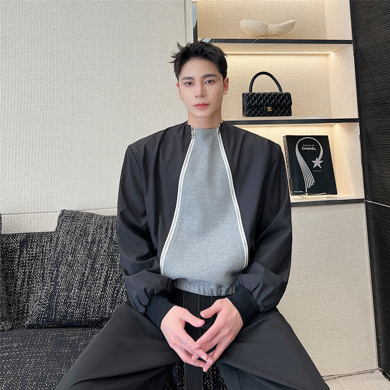 Fashion Individuality Men's Fashion Brand Thin Top