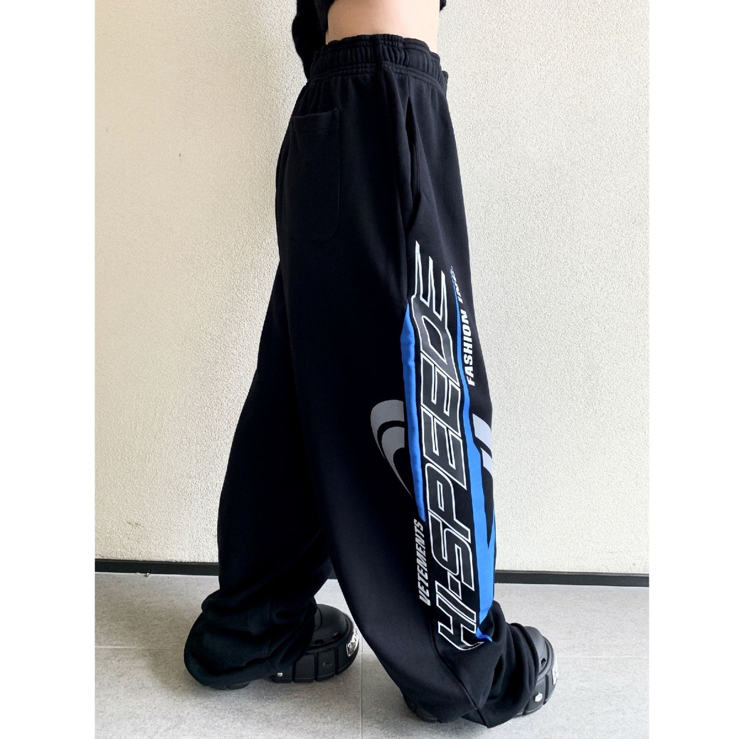 Casual Loose Fitting Wide Leg Sports Pants