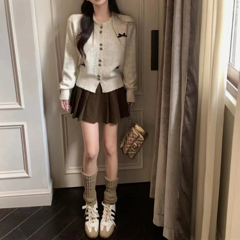 Frakke Kort Niche Ydre Sweater Cardigan Til Kvinder