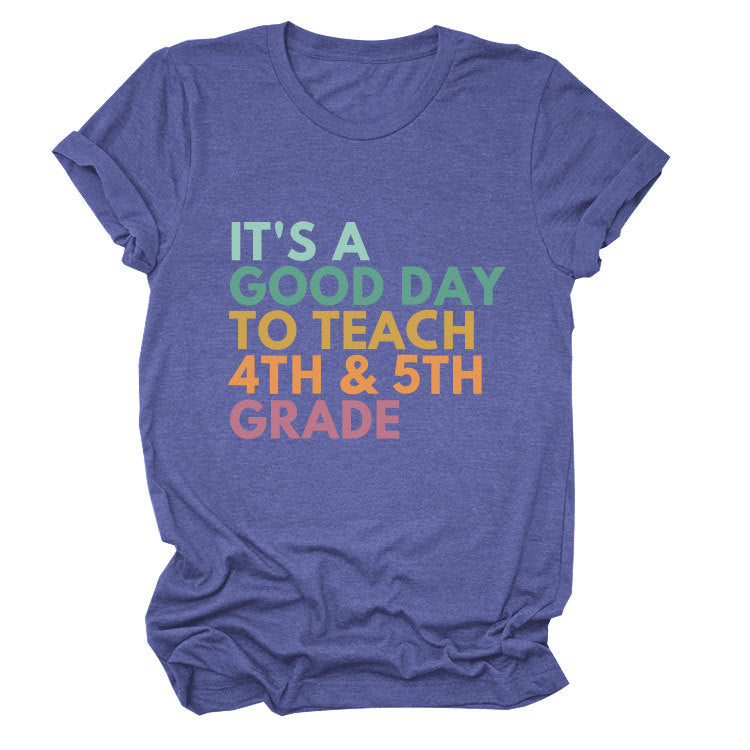 Simple Casual Round Neck Women's Short Sleeve