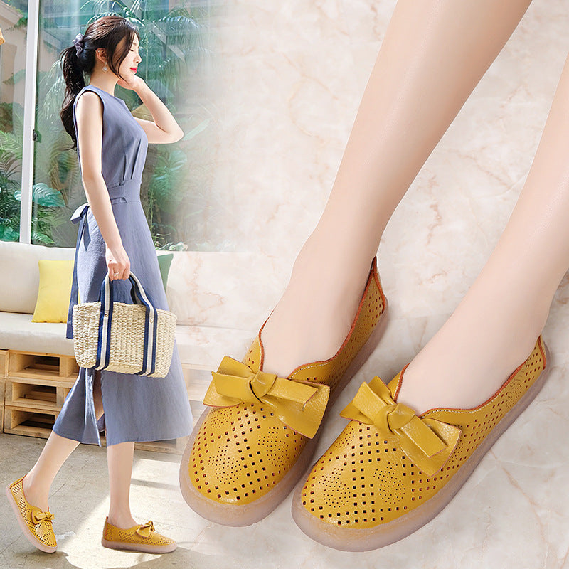 Fashionable Summer Hollow Women's Flat Shoes