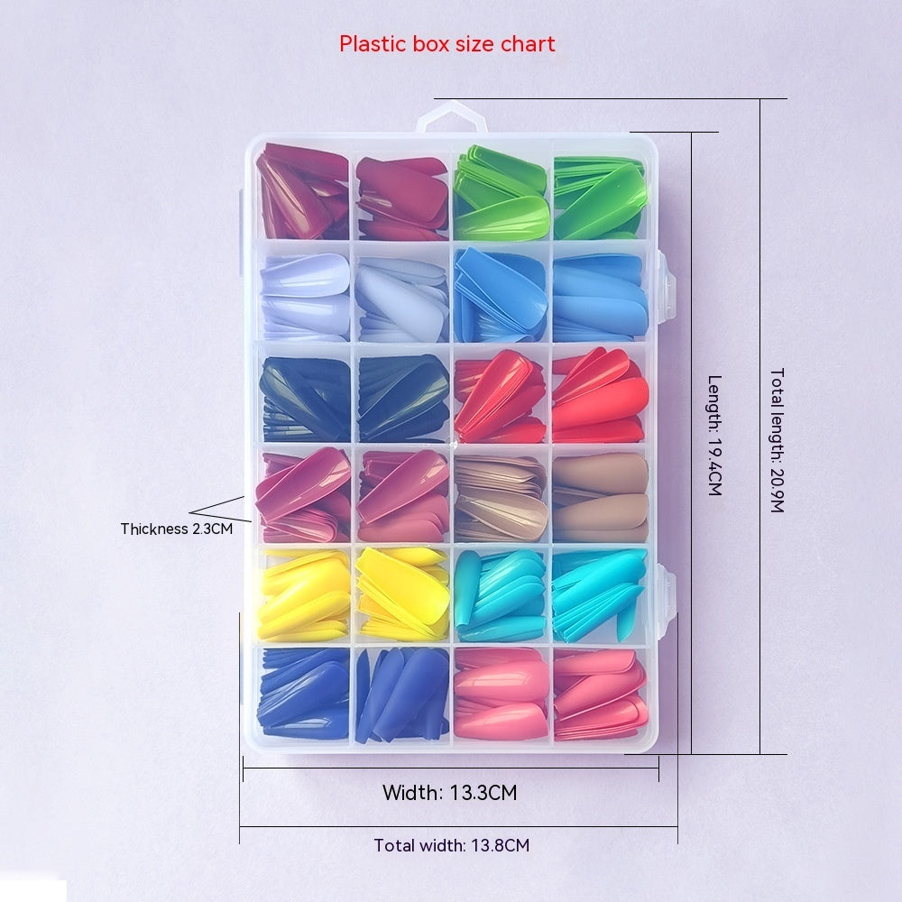 Solid Color Glossy Matte Square Plastic Box Ballet Wear Armor