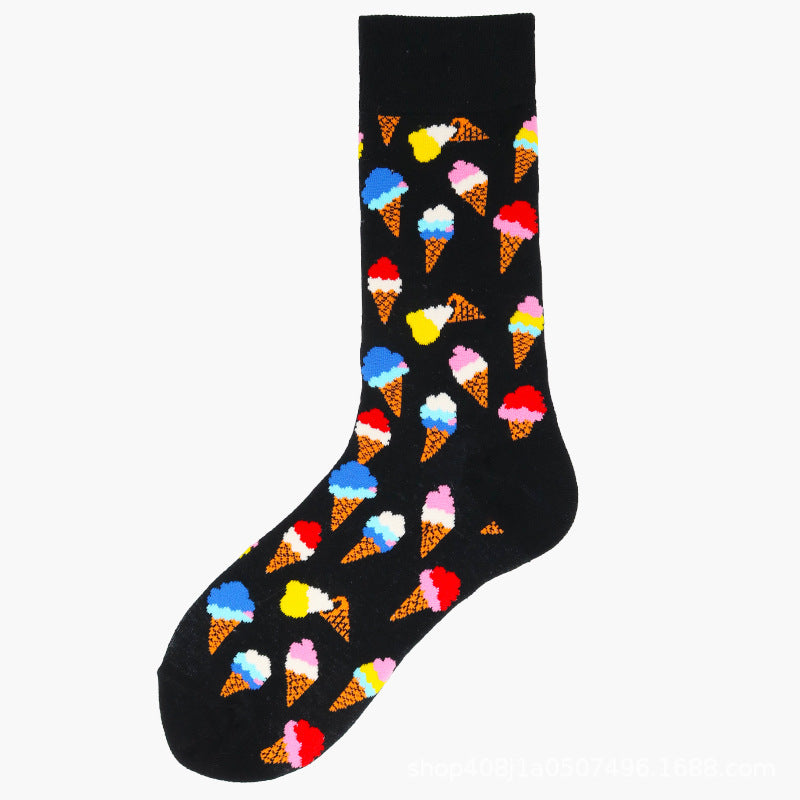 Mid-calf For Fall And Winter Long Cotton Socks