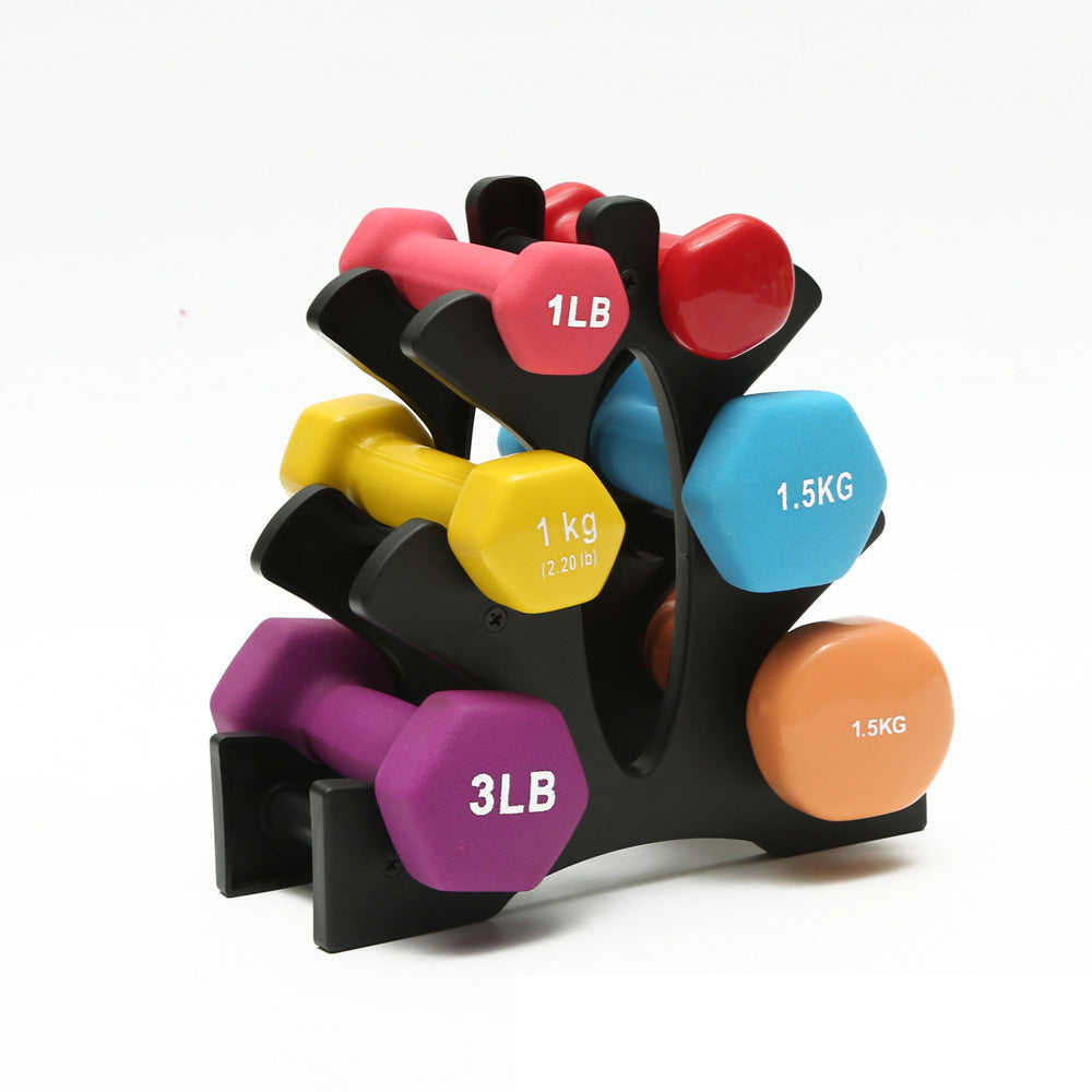 Fitness Dumbbell With Rack Holder Put Home Dumbbell Rack