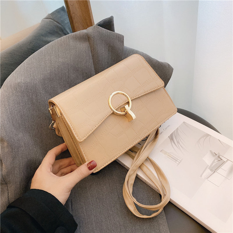 Women's New Trendy Stone Pattern All-match Fashion Diagonal Bag
