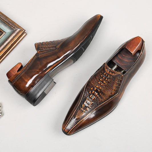New Leather Men's Shoes In Summer