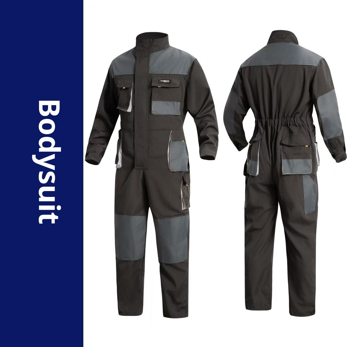 One-piece Overalls Suit Men's Long-sleeved Multi-pocket