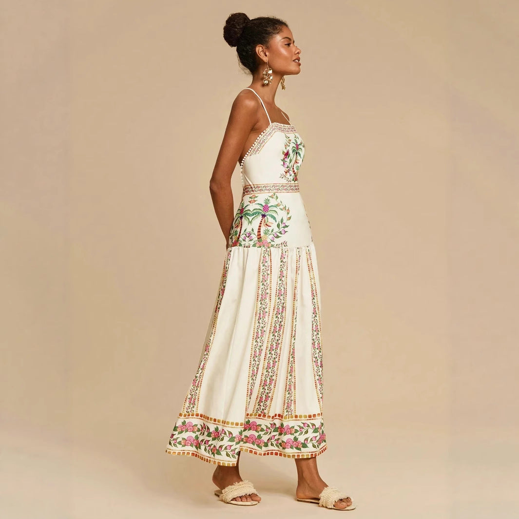 New Fashion Printing Slip Dress