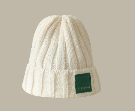 Face Slimming Bucket Hat Warm Knitted Hat Beret
