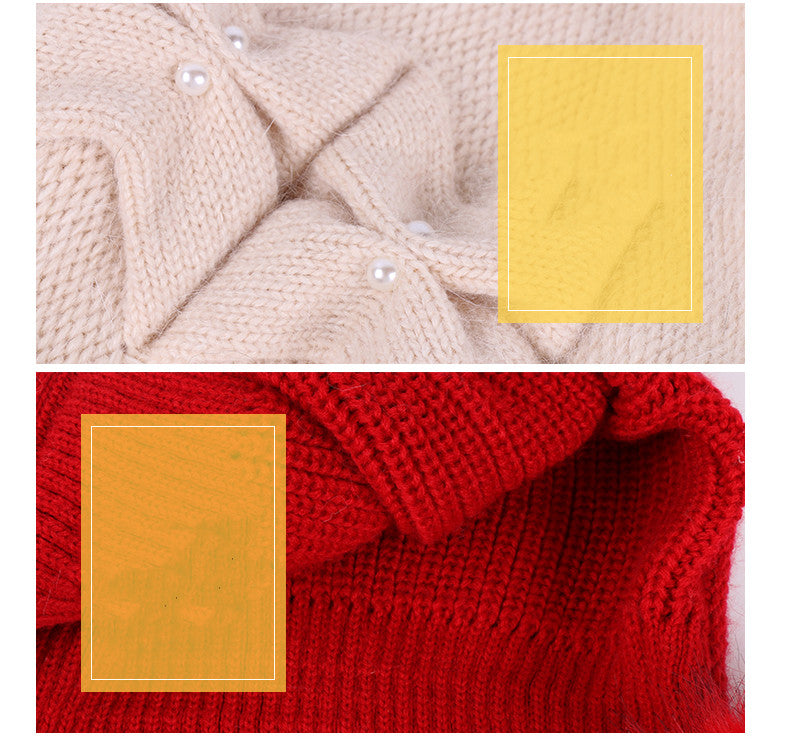 Women's Autumn And Winter Knitted Woolen Hat