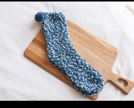 Cute Winter Hair Circle Christmas Socks