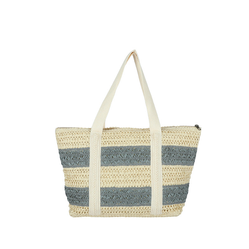 Women's Large Capacity All-match Commuter Straw Woven Bag