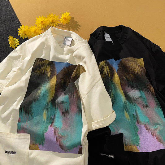 European And American Short-sleeved T-shirt Oversize Top