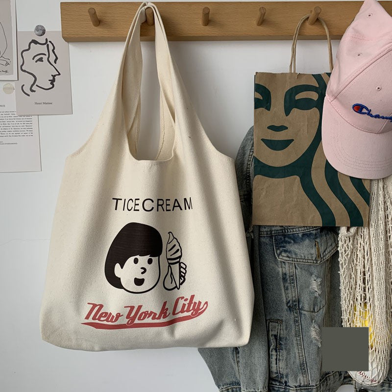 Japanese Simple And Versatile Literary Large Capacity Shoulder Bag