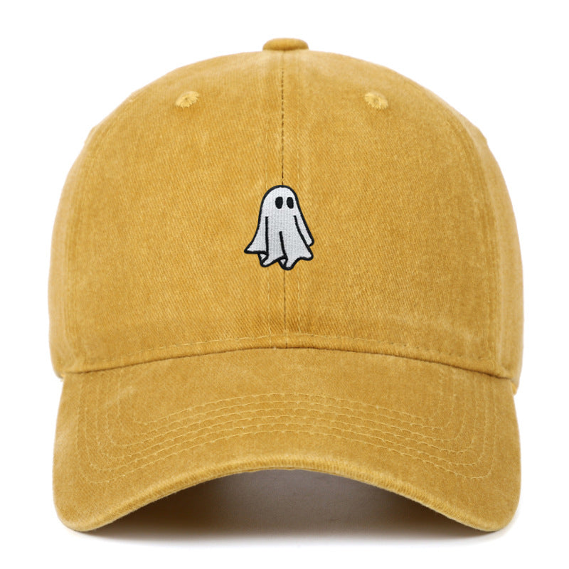 Washed Distressed Embroidered Baseball Cap For Casual Outdoor Sports