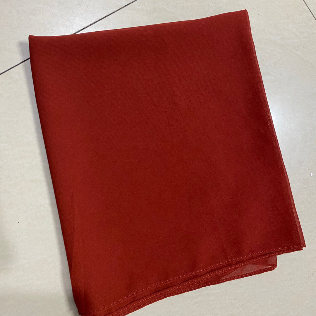 Fashion Casual Solid Color Chiffon Long Scarf
