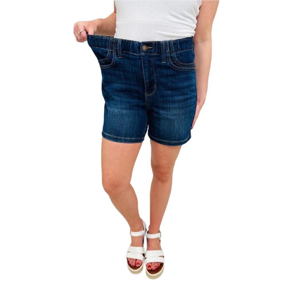 Jeans Temperament Denim Shorts Short-length Pants